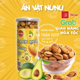 Hạnh nhân rang bơ thơm ngon hũ 500gr đạt chuẩn An toàn VSTP - Ăn vặt NUNU Hà Nội