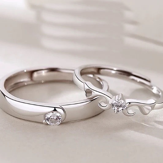 Nhẫn cặp đôi nam nữ MIOCO NB04, thời trang thiết kế hở dễ dàng điều chỉnh kích cỡ sang trọng