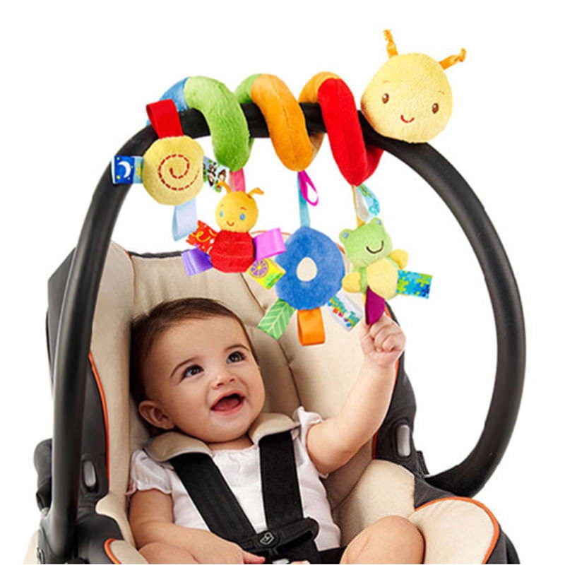 Đồ chơi thú bông dạng xoắn ốc treo nôi / gường cho bé