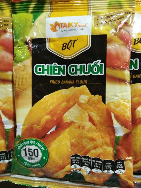 Bột chiên chuối Tài Kí gói 150gram