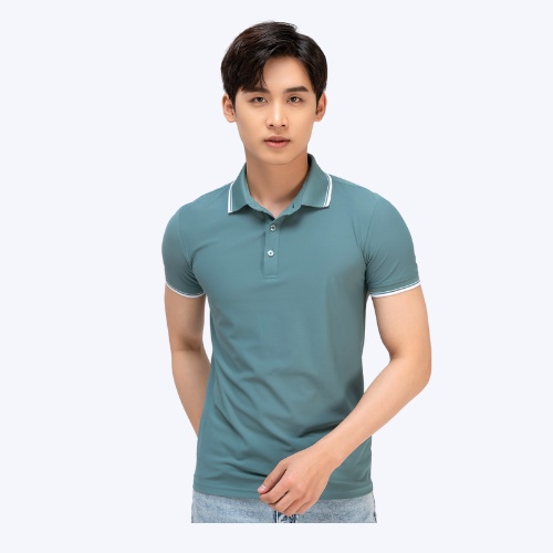 Áo polo Yody nam có cổ tay bo, chất cotton Airy cool mềm mịn thoáng mát và thấm hút tốt APM3959