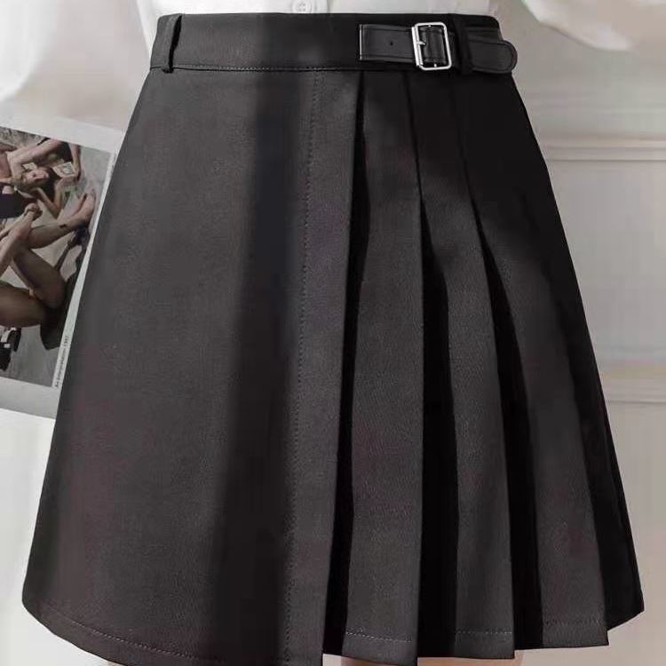 Chân Váy Ngắn Xếp Li Lưng Cao Thời Trang Mới Cho Nữ