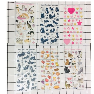 sticker dán ngộ trong suốt 6 bảng ngẫu nhiên loại to