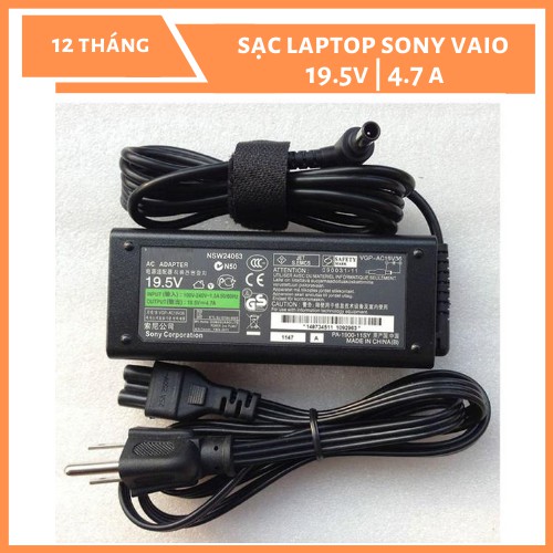 Sạc cho Laptop Sony Vaio 19.5v-4.7a