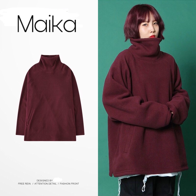 Áo len Unisex cổ dài N*elly