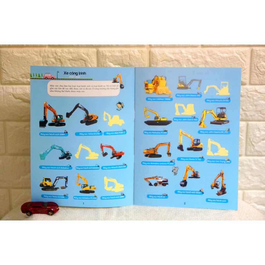 Sách - Dán Hình Ô Tô Thú Vị - Trọn bộ 6 tập dành cho trẻ từ 2-8 tuổi