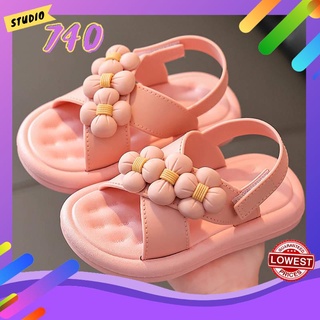 Giày Sandal Đế Mềm Chống Trượt Họa Tiết Hoạt Hình Dành Cho Bé