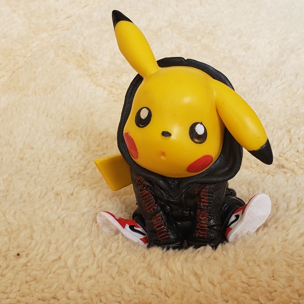 Mô hình Pokemon Pikachu ngộ nghĩnh dùng decor phòng, quà tặng, trưng bày