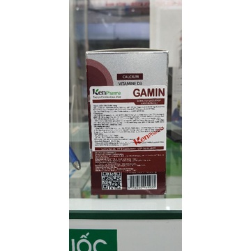 [Giá gốc] Gamin nano calcium -Bổ sung canxi- Hộp 60 viên