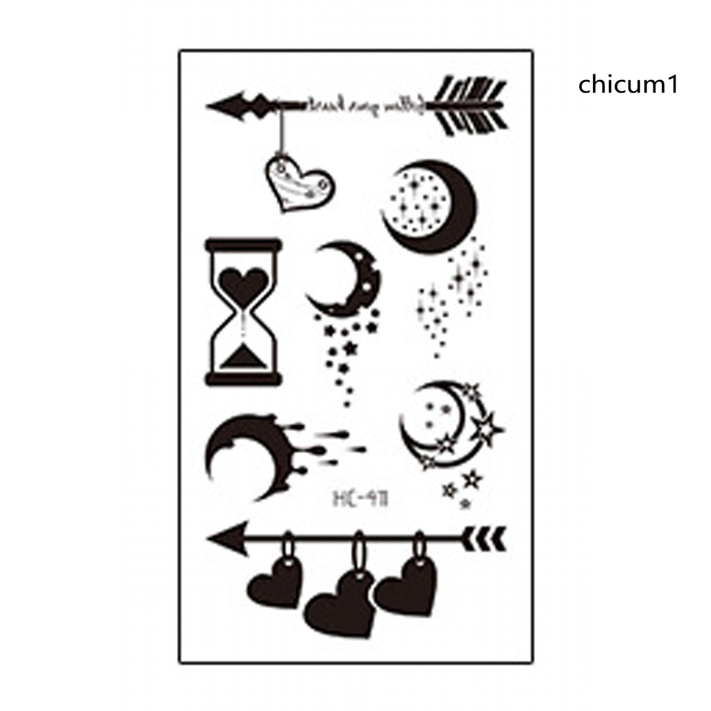 Miếng Dán Hình Xăm Tạm Thời Chống Nước Bền Bỉ Dùng Trong Các Bữa Tiệc