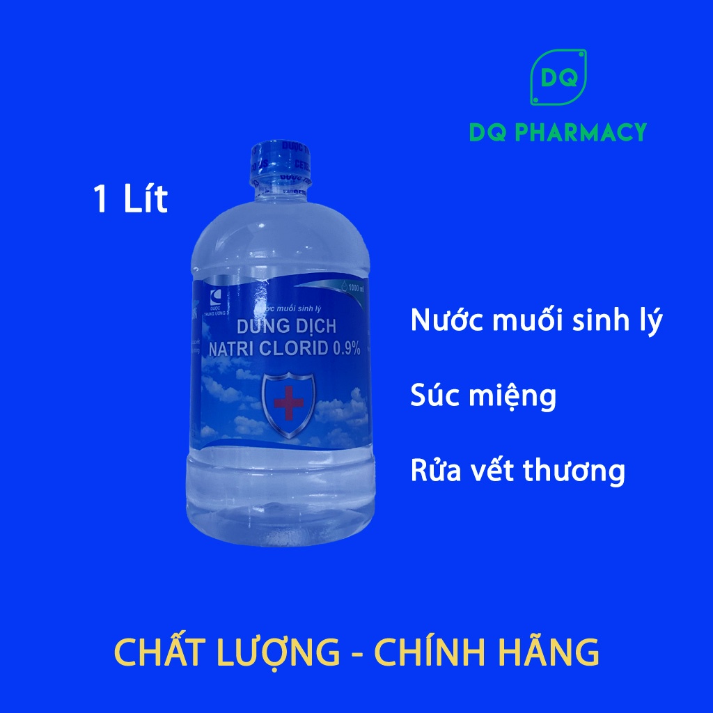 Nước súc miệng, nước muối súc miệng Trung Ương 3 chai 1 lít