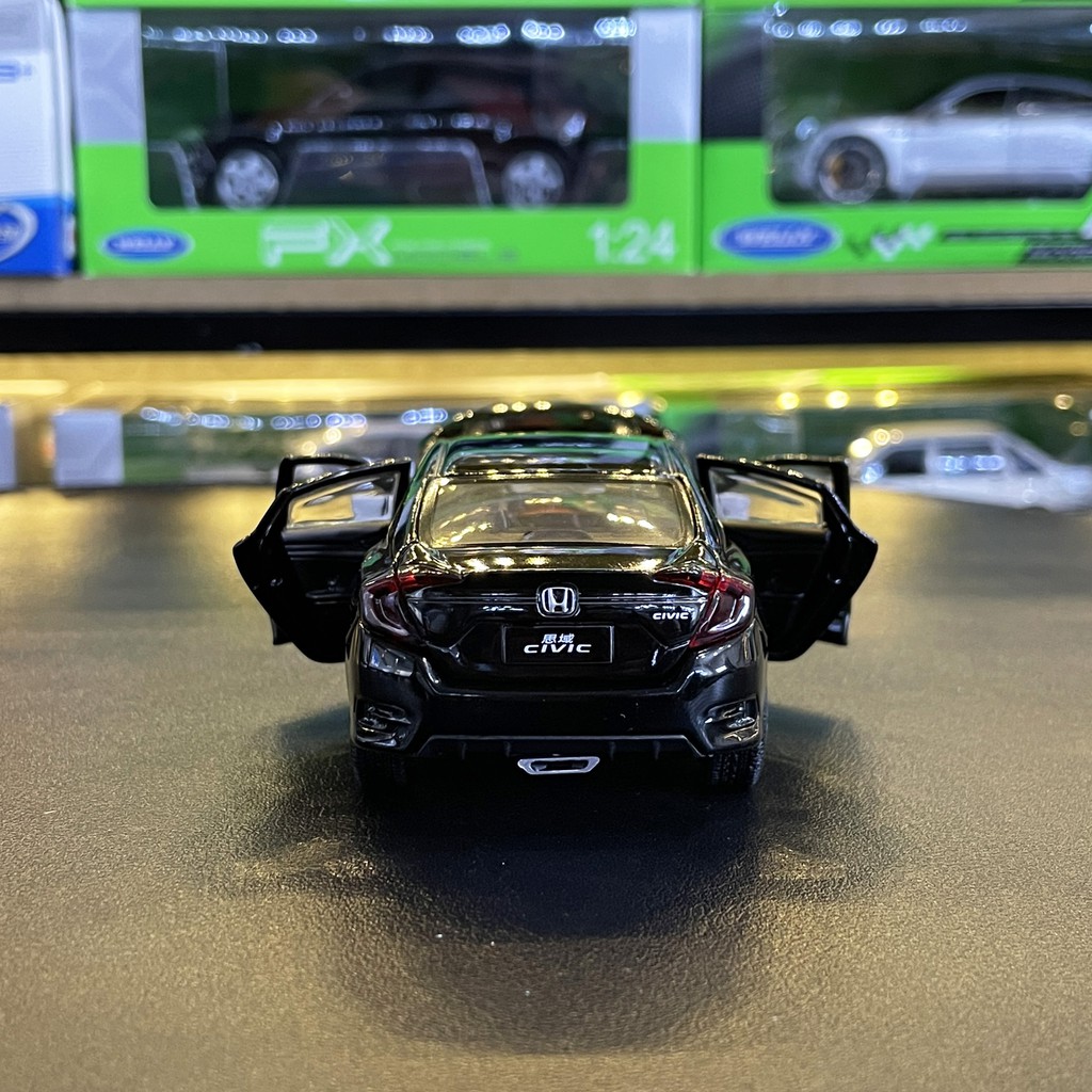 Mô hình xe ô tô Honda Civic 2019 tỉ lệ 1:32 màu đen