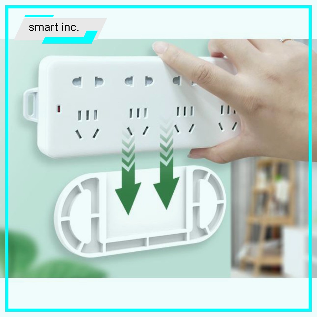 Móc Treo Gắn Ổ Cắm Điện Cục Phát Wifi Tranh Ảnh Lên Tường Miếng Dán Giá Đỡ Đồ Dùng Gắn Dán Tường Nhà Không Cần Khoan