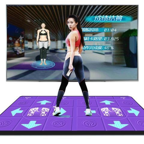 Thảm tập khiêu vũ độ nét cao đôi TV không dây chuyên dụng chạy máy chơi game somatosensory nhảy giảm cân tại nhà