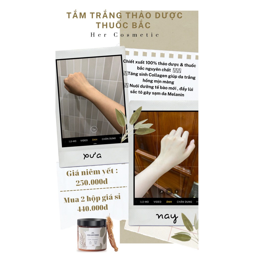 Tắm Trắng Chuẩn Spa Tại Nhà Nhà Dạng Bột Hủ 300 gram | BigBuy360 - bigbuy360.vn