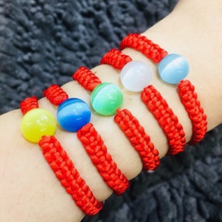 Vòng Tay Chỉ Đỏ Mix Đá Phong Thuỷ Theo Mệnh