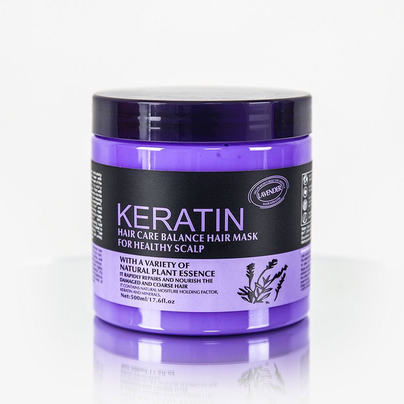 Kem Ủ Tóc KERATIN COLLAGEN 1000ML LAVENDER BRAZIL NUT - Ủ Hấp Tóc Cung Cấp Dưỡng Chất KERATIN Tự Nhiên N01