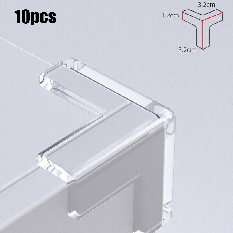 10 Đệm Cao Su Trong Suốt Bọc Cạnh Bàn Ghế Bảo Vệ An Toàn Cho Bé