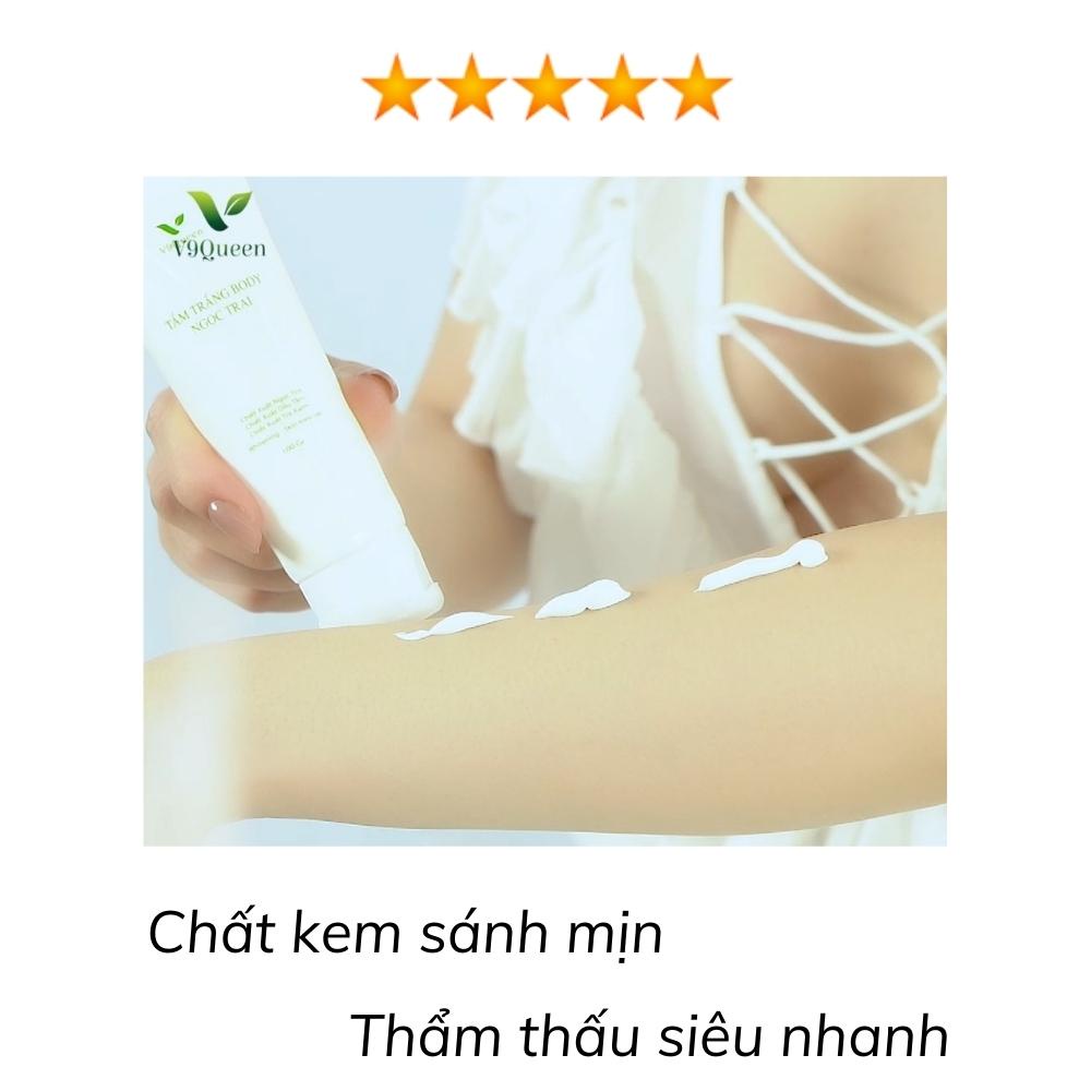 Kem ủ trắng body V9Queen giúp làm trắng da toàn thân cấp tốc TẮM TRẮNG BODY NGỌC TRAI 100g | BigBuy360 - bigbuy360.vn