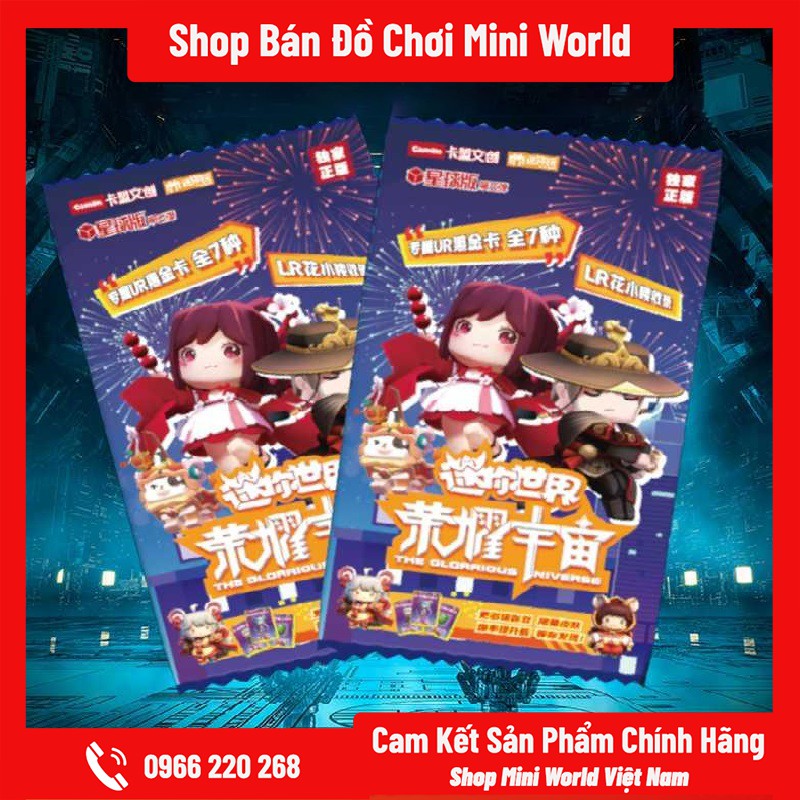 Thẻ Bài Mini World SS3 [Gửi 1 Gói Ngẫu Nhiên, 5 Thẻ Bài]