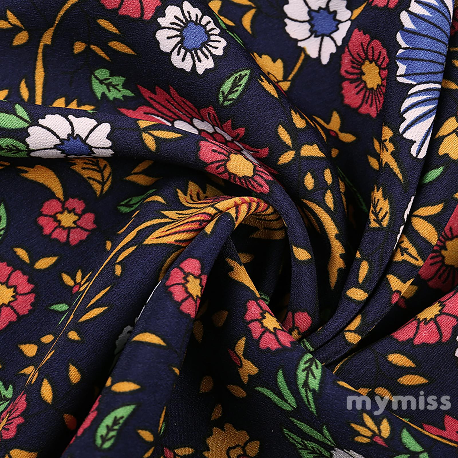 Áo Choàng Kimono Dáng Dài In Họa Tiết Hoa Phong Cách Bohemian Thời Trang Đi Biển Cho Nữ