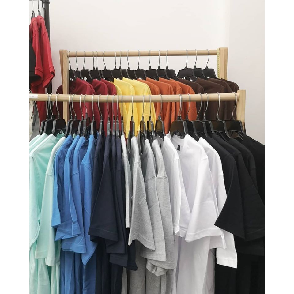 Áo thun trơn unisex cotton 100% - 12 màu