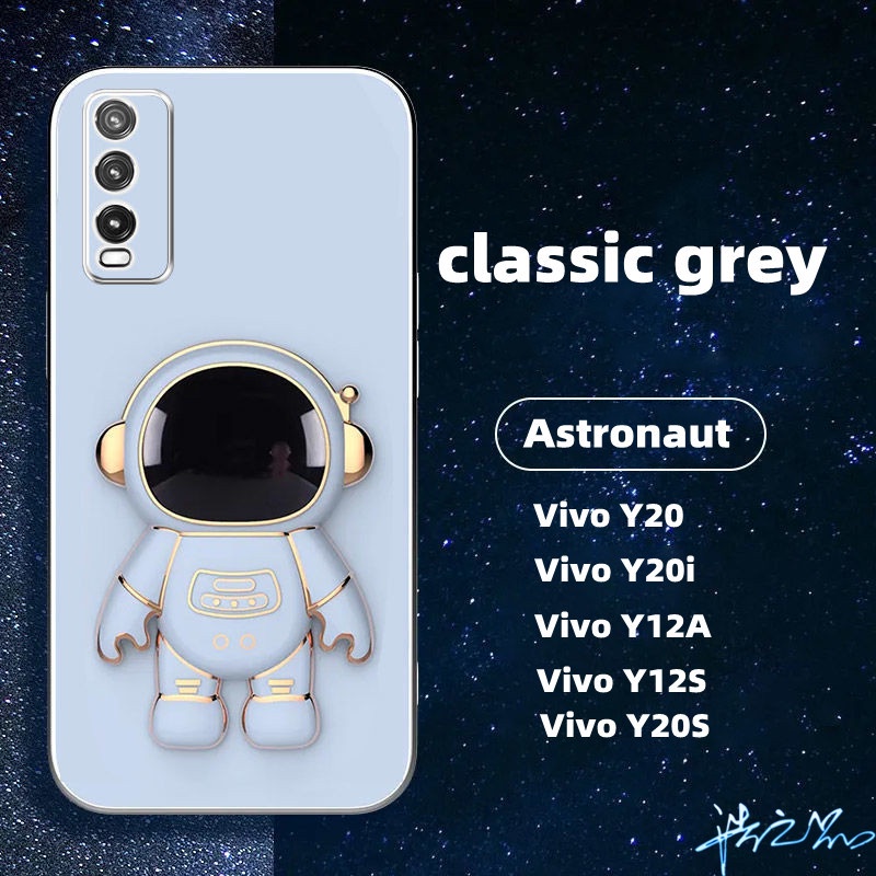 Ốp Điện Thoại In Hình Phi Hành Gia Có Giá Đỡ Cho Vivo Y20 Y20i Y11 Y12S Y15 Y12 Y12A Y17 Y95 Y91i Y91C Y50 Y30 Y83 Y81i Y19 V17 V21 V23