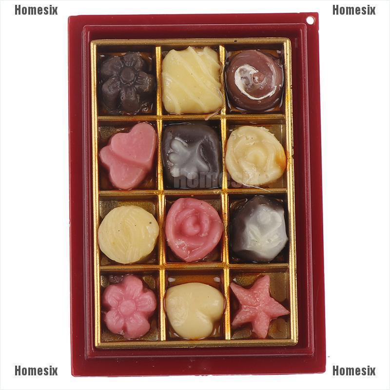 [HoMSI] 1/6 Dollhouse Mini Moon Cake Chocolate Model Kitchen Food Toy Doll House Decor SUU