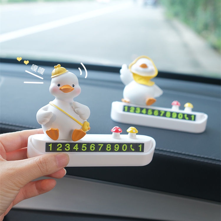 Biển Số Điện Thoại Đỗ Xe Hơi Tạm Thời Họa Tiết Dễ Thương Sáng Tạo
