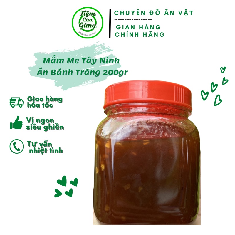 Mắm Me Tây Ninh Ăn Bánh Tráng 200gr