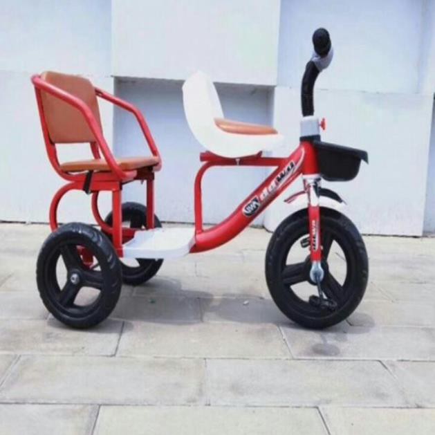 Xe đạp xích lô xe đạp đôi cho bé 2 - 6 tuổi