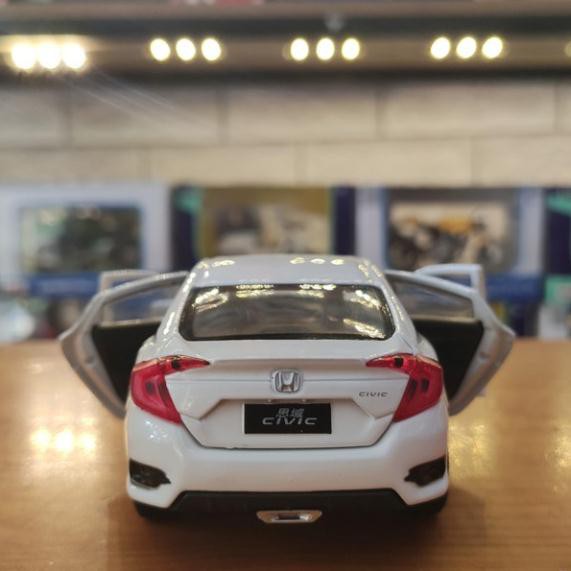 NEW Xe mô hình ôtô Honda Civic 2019 tỉ lệ 1:32 màu trắng