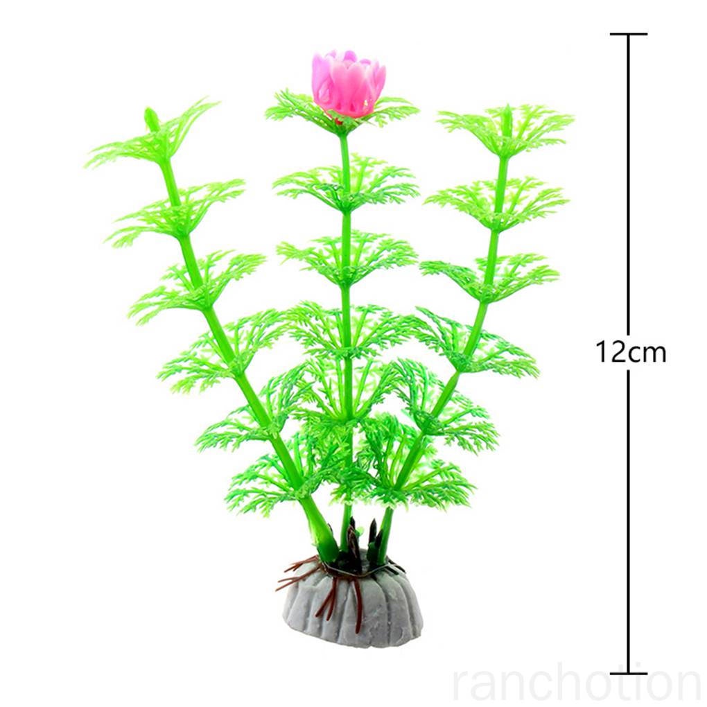 Cây nhựa nhân tạo sống động dùng trang trí bể cá