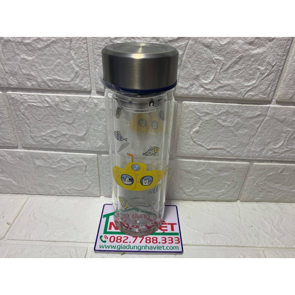 Bình nước thủy tinh chịu nhiệt 320ml Lock&Lock LLG627