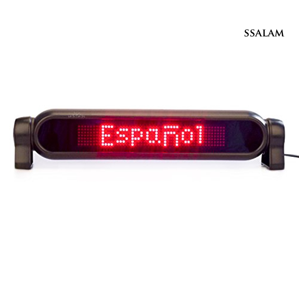 Bảng Đèn Led Gắn Cửa Sổ Xe Hơi Có Thể Lập Trình | BigBuy360 - bigbuy360.vn