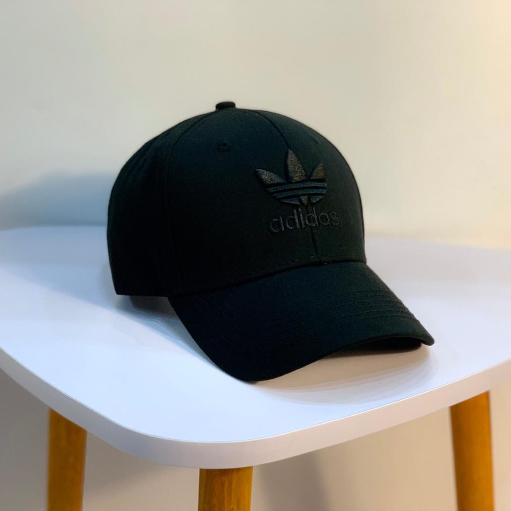 Mũ lưỡi trai ADIDAS Đen logo đen - Nón Kết ADIDAS Đen -  freesize - full hộp - Hàng VNXK Xịn *