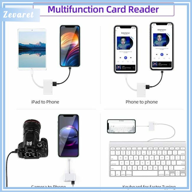 Đầu Đọc Thẻ Nhớ Zevaret Type-c/Android/SD/TF Đa Năng