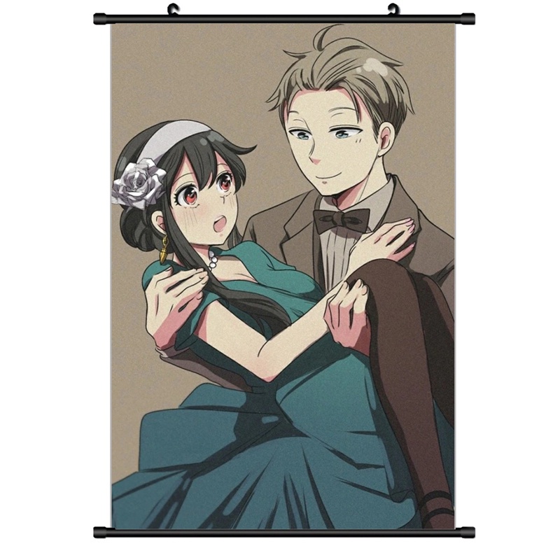 Poster Treo Tường Trang Trí In Hình Spy X Family Loid Forger Yor Briar Anya Forger Bond