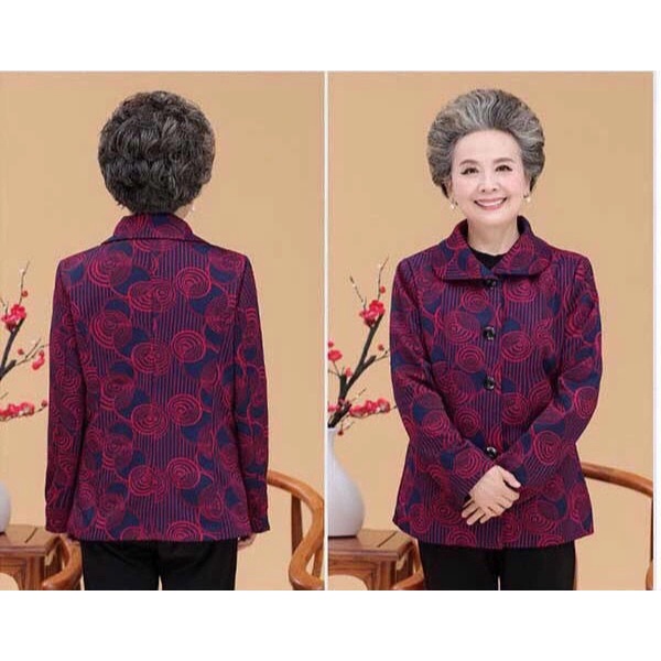 Áo Khoác Thiết Kế Mỏng Thời Trang Xuân Thu Dành Cho Phụ Nữ Trung Niên