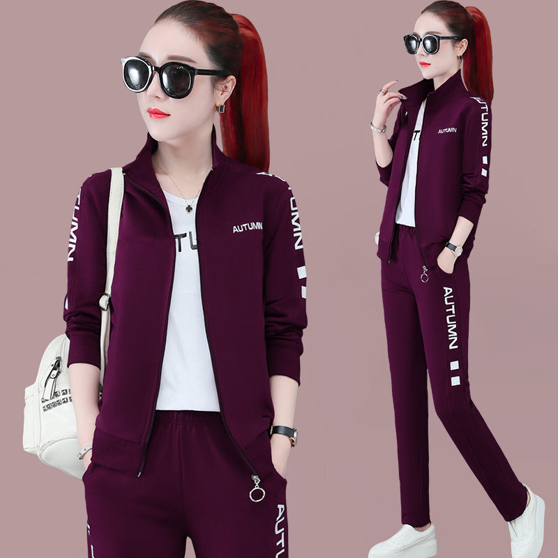 Bộ đồ thời trang thể thao 3 món phong cách hàn quốc cho nữ