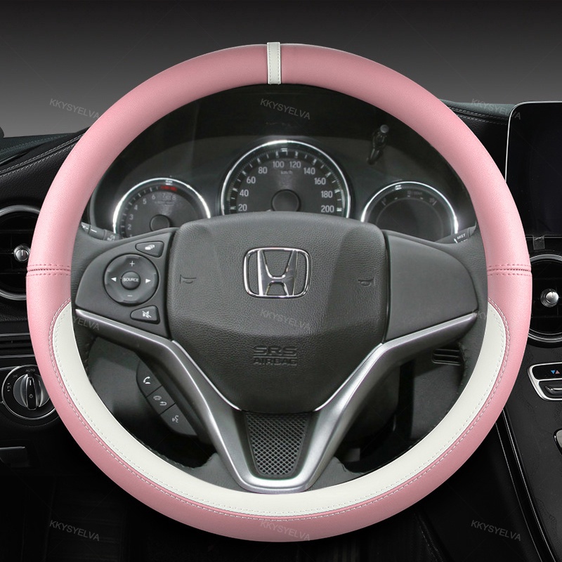 Bao Da Bọc Vô Lăng Xe Hơi Honda Civic FC FD Jazz BRV CRV HRV 38cm