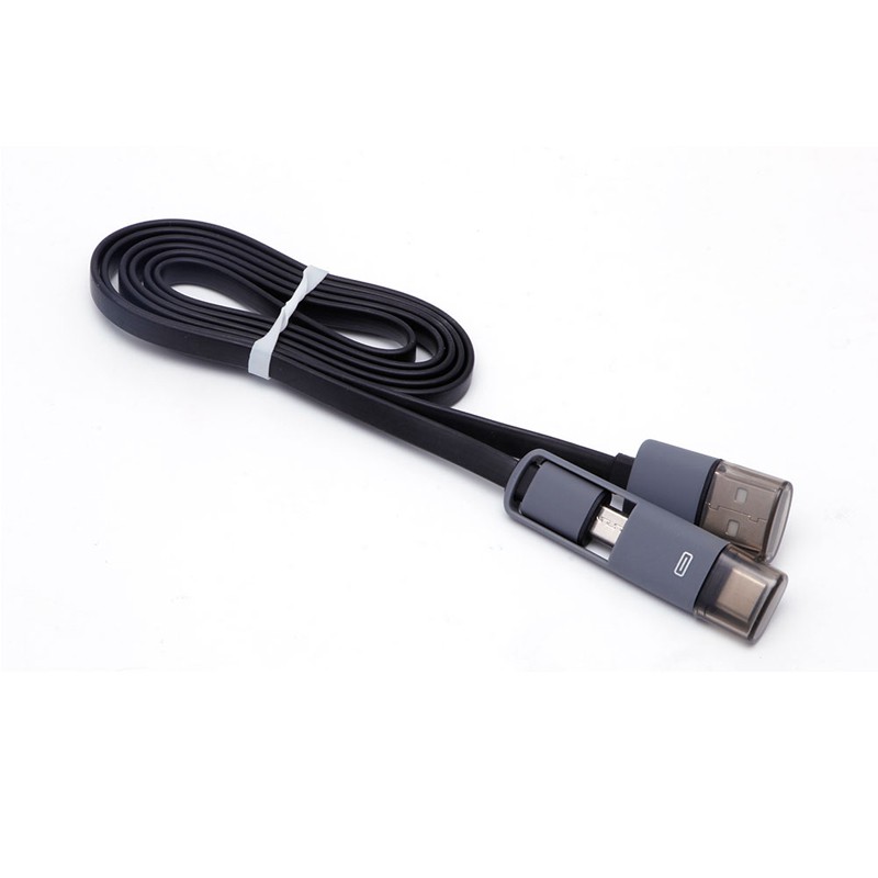 Cáp Sạc Alli 2 Trong 1 Usb Male Sang Type-C + Micro Usb Cho Samsung Htc Lg