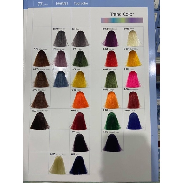 Màu nhuộm keratin BEELL