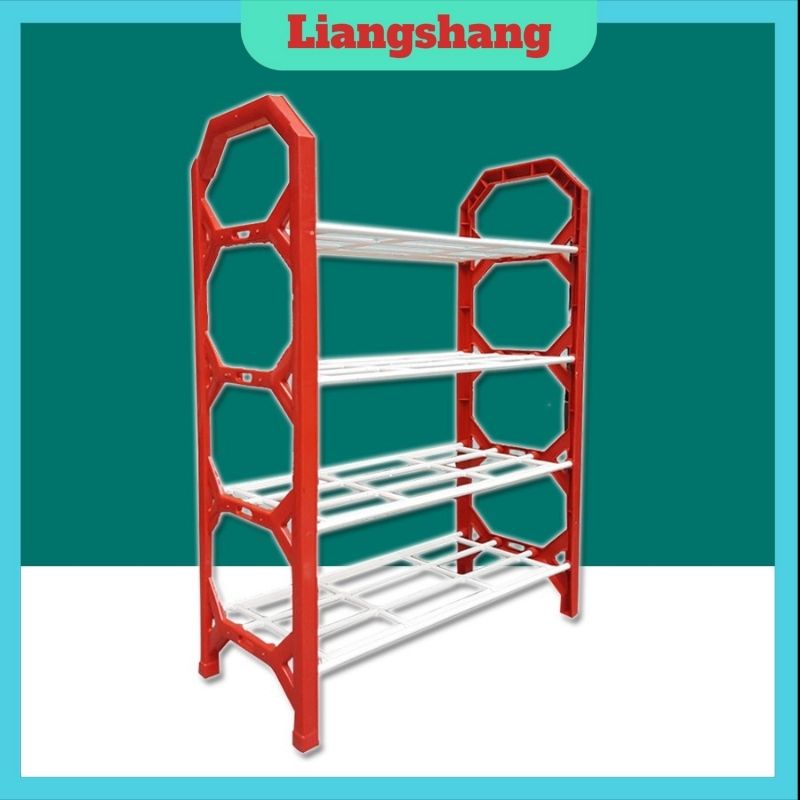 Kệ giày nhựa FREESHIPKệ để giày 4 tầng mini bằng nhựa lắp ghép