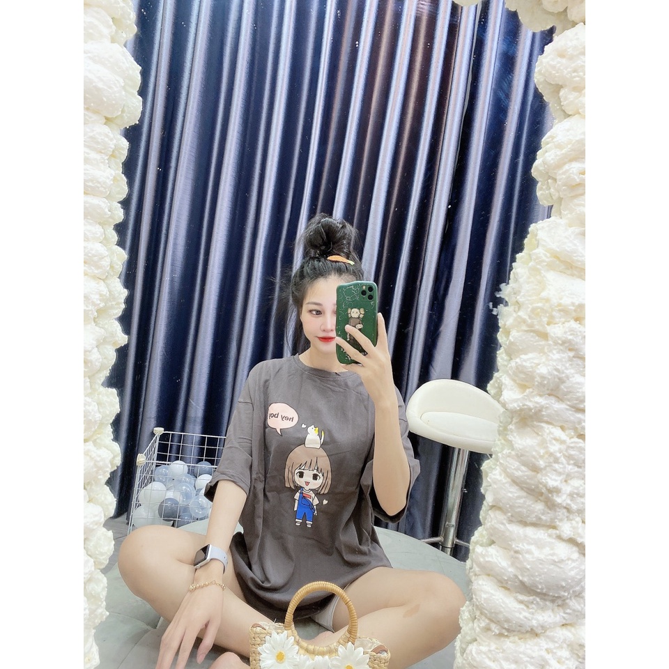 Áo Thun A-studios Cotton Baby Hey Boy Fom To Rộng&lt;70kg