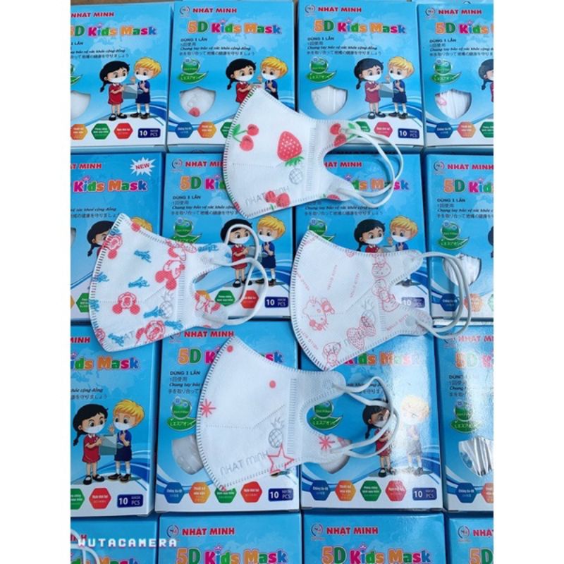Khẩu Trang cho bé 5D 1 hộp 10 chiếc