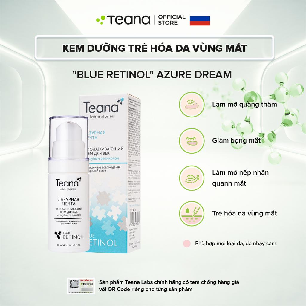 Mặt nạ ngủ Teana Rejuvenating Mask Aquamarine Miracle trẻ hóa da với Blue Retinol 50ml