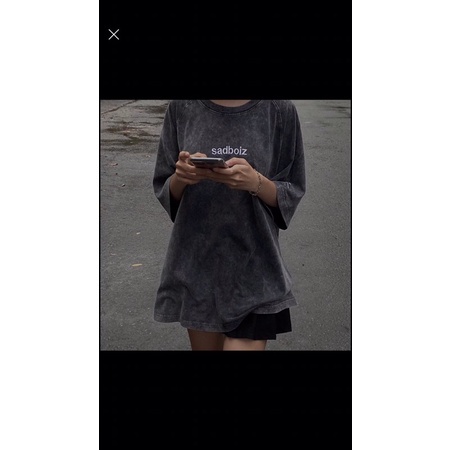 [RẺ VÔ ĐỊCH] Áo thun tay lỡ Unisex Sadboi loang hot hit, áo phông form rộng