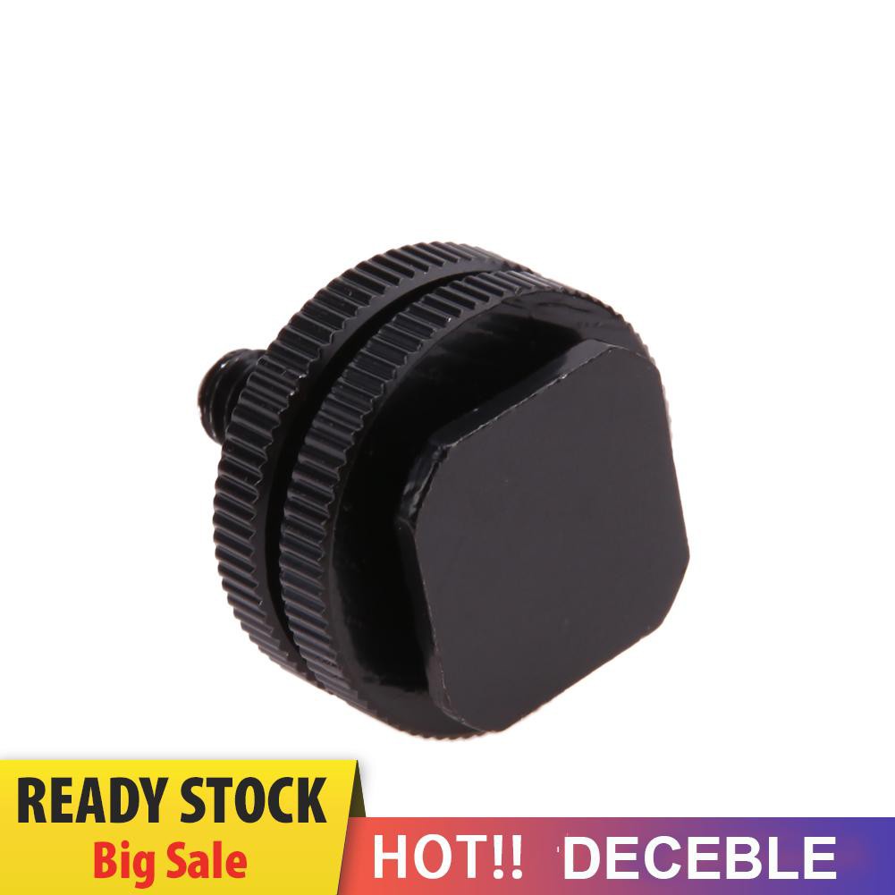 Deceble Pro 1/4&quot;-20 Tripod Mount Screw to Flash Camera Hot Cold Shoe Adapter
