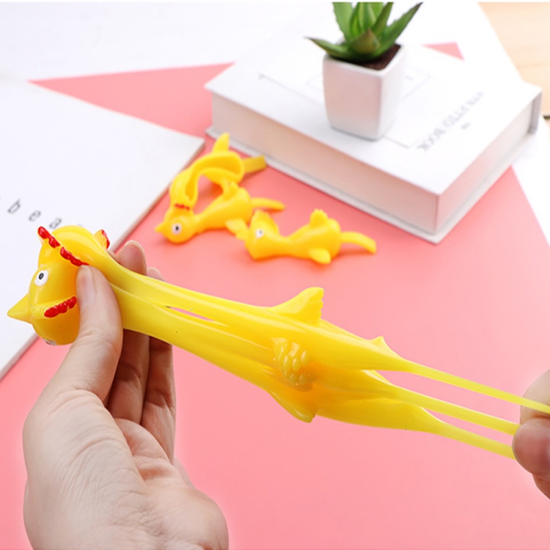 Set 10 đồ chơi bắn ná hình gà tây mềm dẻo giảm căng thẳng vui nhộn